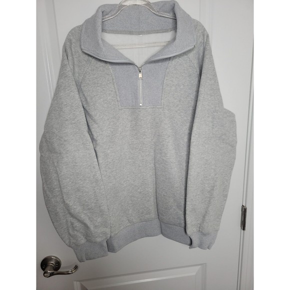 Half zip oversized sweatshirt - Picture 3 of 6